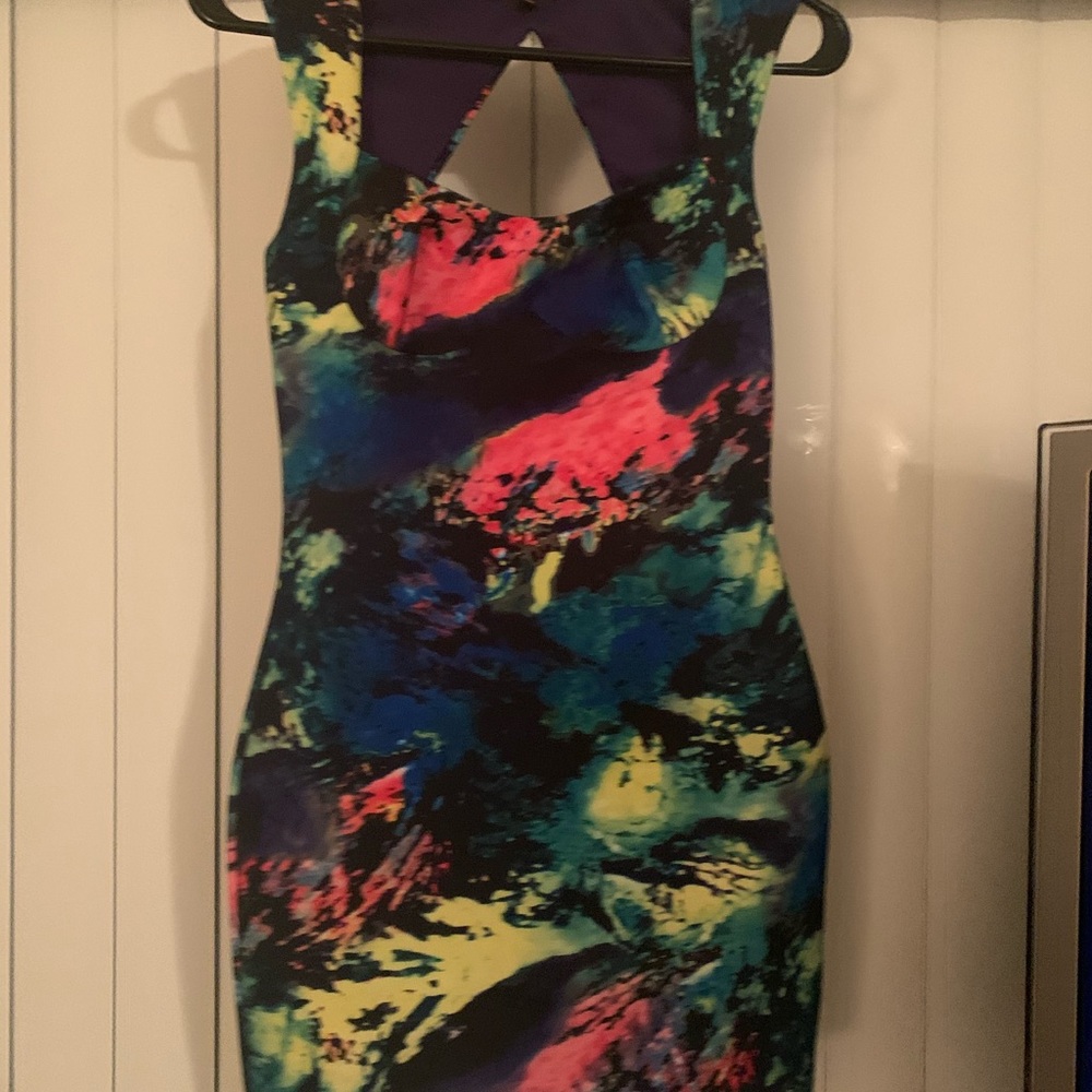 Sexy multicolored dress